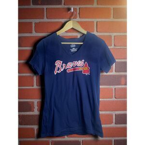 Atlanta Braves Freddie Freeman #5 V-Neck Tee (Women’s S)